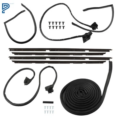 适合雪佛兰 LeMans&Malibu 1978 - 1980 1981 年 9 件 Weatherstriping 密封套件 — 第 1/4 张图片