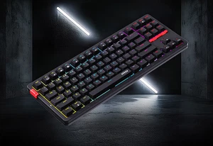 MSI Forge GK300W Mechanical Triple-Mode Wireless Keyboard - Picture 1 of 11