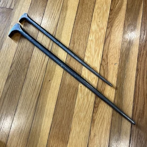 SNAP ON TOOLS USA 2- Pc Prybar Set 16" + 20", 1650-2050 Good Condition - Picture 1 of 11