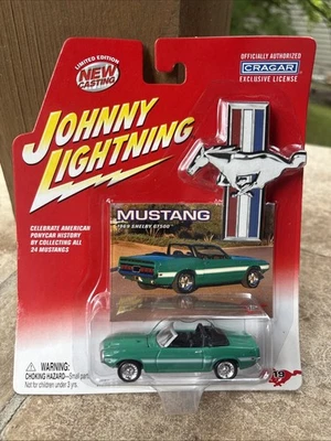 Johnny Lightning 1969 Shelby Mustang GT500 convertible nuevo en paquete Foto 1 de 3