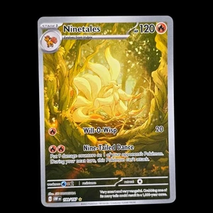 Ninetales Pokémon TCG Obsidian Flammen Illustration Rare 199/197 NM - Bild 1 von 12