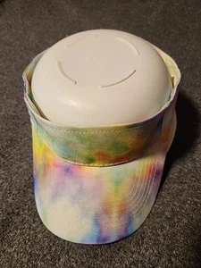 UNBRANDED Rainbow Tie Dye Visor/ Hat Unisex Adjustable - Picture 1 of 3