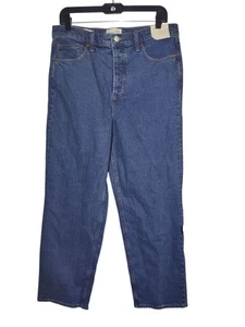 Universal Thread Highest-Rise Straight Leg Medium Wash Button Fly Jeans 12 NWT - Picture 1 of 8
