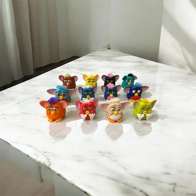 McDonald’s Vintage Happy Meal Juguetes Furby Tiger Lote de 12 Coleccionables FURBY Trabajo Foto 1 de 4