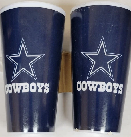 NFL Dallas Cowboys Plastic Tumblers, NEW (Set of 2) Cover