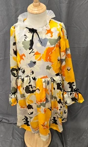 Fairies Forever Girls Sz 6/7 Long Sleeve Vintage 70s Look Style Party Dress - Picture 1 of 4