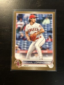 Michael Lorenzen 2022 Topps Update Gold Los Angeles Angels #US84 Card PWE