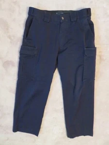 5.11 Tactical Series PANTS Mens 36 Blue Cargo & Cell Phone Pocket Patrol Uniform - Picture 1 of 10