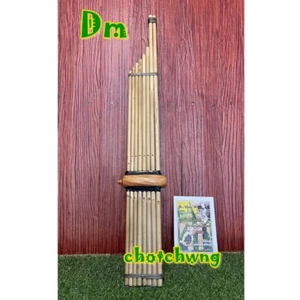 Musical Folk Khaen Bamboo Thai Tradition Isan Laos Musicial Mouth Organ Brown Dm - Picture 1 of 6