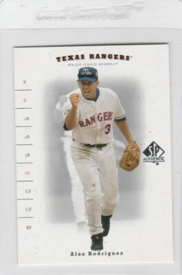 2001 (RANGERS) SP Authentic #22 Alex Rodriguez - Image 1 of 2