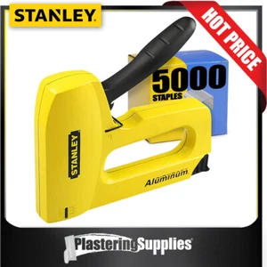 Stanley SharpShooter Heavy Duty Staple Gun PLUS 5000 10mm STAPLES TR150 - Picture 1 of 5