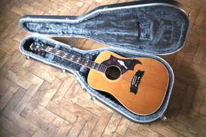 Rare Vintage Hayashi Rider Dove Acoustic Guitar MIJ 1976 + Case + Gibson Strings - Picture 1 of 18