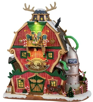 Lemax Christmas Village Santa’s Reindeer Training Academy #15793 Damaged Box - image 1 of 3