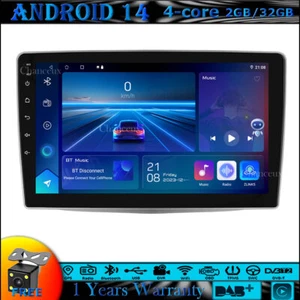 9"Android 14 Head Unit Carplay GPS SAT Navi DAB Radio For Alfa Romeo Mito 08-16 - Picture 1 of 14