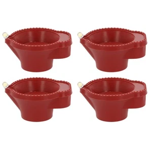 Indische LED Diya Light Up Diwali Diva Kerze Pooja Hindu Festival Dekor Geschenk 4x - Bild 1 von 8