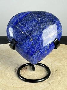 Fluoreszierende Lapislazuli mit pyrite Herz 500g 86x37x97mm - Picture 1 of 12