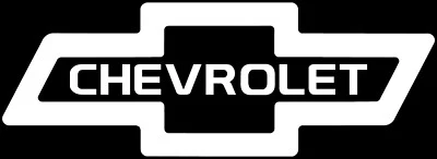 Pajarita Chevrolet personalizada con calcomanía de vinilo Word varios colores y tamaños Foto 1 de 4