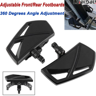 Pie reposapiés para Harley Chopper Bobber Touring Sportster ajustable Foto 1 de 4