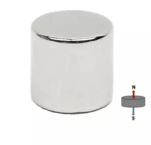 1X Powerful 25.4mm x 50.8mm N52 Neodymium Cylinder Magnets | Rare Earth Disc - Picture 1 of 4