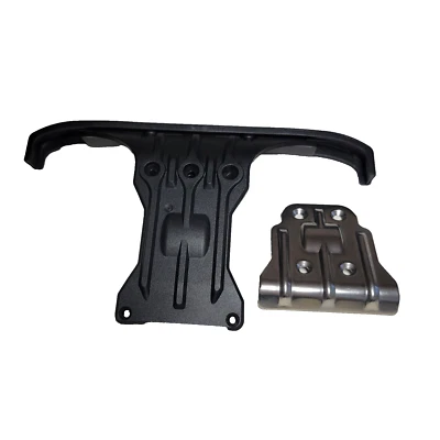 Arrma Notorious 6s V6 BLX parachoques delantero y deslizamiento/placa de deslizamiento trasera de metal ARA320625 Foto 1 de 3