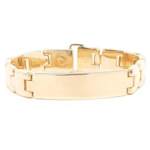 Gucci 18 Karat Yellow Gold ID Bracelet - Picture 1 of 4