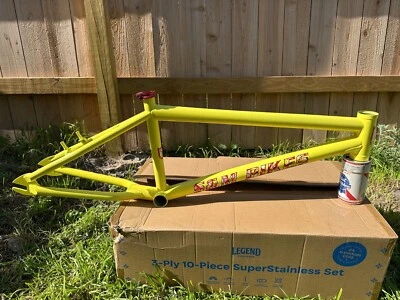 S&M RV Race Version Frame BMX 21" Challenger Yellow .38 Special Mid School - Image 1 of 4