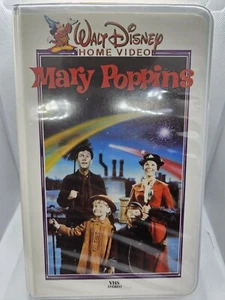 Mary Poppins VHS Walt Disney Home Video Clamshell Hardcase Vtg - Picture 1 of 6