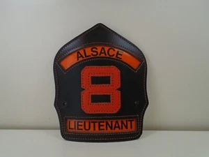 Paul Conway Lederhelm Schild - Elsass PA Lieutenant - Bild 1 von 2