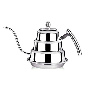 1.2 Liter Stainless Steel Teapot Tea Coffee Pots Long Narrow Spout Kettle - Picture 1 of 6