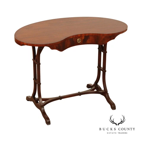 Tibbenham English Georgian Style Mahogany Writing Desk Cover
