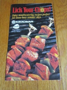 Kikkoman Kochheft Schweinefleisch Rezeptbuch 1999 Vintage 8pg Thai Style Chops, GarlickyRibs - Bild 1 von 4