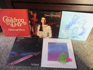 5 X CHRISTIAN / RELIGOUS CHRISTMAS LP LOT SET COLLECTION PRIVATE PRESS XIAN - Imagen 1 de 1