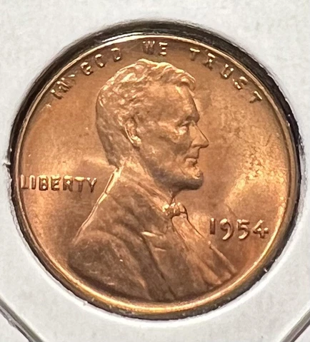 1954 LINCOLN CENT CHOICE BU RED Cover