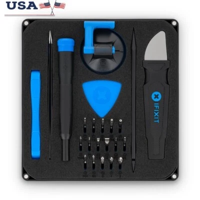 Essential Electronics Toolkit Repair Smartphones Tablets Gaming Magnetic Case US - Image 1 of 4