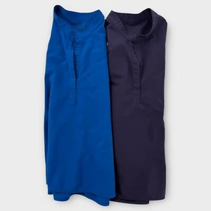 Figs Scrub Top Rafaela Womens XXL Medical Uniform Shirt Pockets Cap Sleeve LOT 2 - Picture 1 of 9