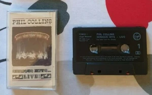 Phil Collins - Serious Hits Live - UK Cassette Album - Picture 1 of 6