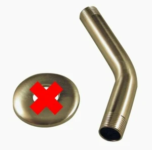 Brazo de ducha universal de 6" Danco 89182, acabado níquel cepillado - Imagen 1 de 4