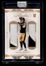 KENNY PICKETT 2022 PANINI FLAWLESS ROOKIE HOLO GOLD DUAL PATCH RC #05/15 S8149