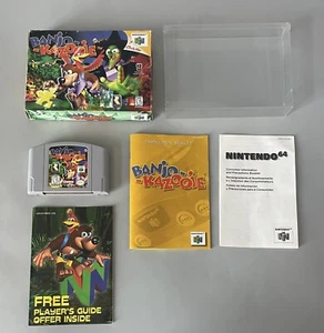 Banjo-Kazooie for Nintendo N64 — Complete CIB — Tested/Working — 1998 Rare - Picture 1 of 23