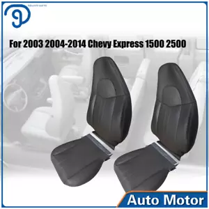 4Pcs For 2003-2014 Chevy Express 1500 2500 Van Both Side Seat Cover Dark Gray - Picture 1 of 12