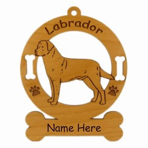 Adorno para perro Labrador Standing #2 personalizado con el nombre de tu perro 3478 - Imagen 1 de 1