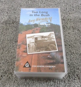 Too Long in the Bush: Len Beadell Part 1 & 2 VHS 1994 Outback Surveyor Explorer - Picture 1 of 4
