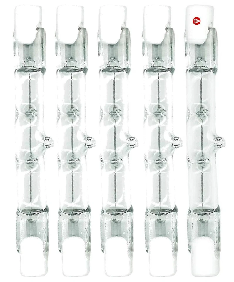 Linear Halogen Bulb 300W 110V 5 Tungsten R7S J78 118mm Long Tube NEW - Image 1 of 4