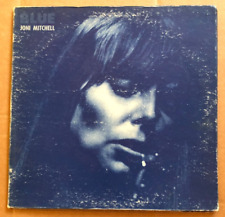 Original Joni Mitchell Blue Vinyl Record LP EX Excellent 1971 70's Reprise Folk