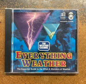 Vintage PC software multimedia CD ROM The Weather Channel EVERYTHING WEATHER - Picture 1 of 7