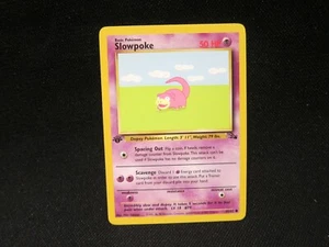Pokémon Slowpoke 1a Edición 1999 Fossil #55/62 - Casi Nuevo-M - ¡¡¡Excelente Tarjeta!!! 🙂 🙂 - Imagen 1 de 6