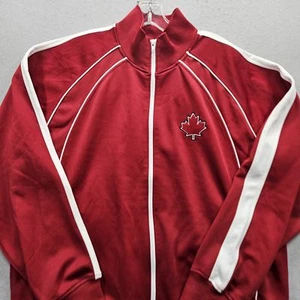Maple Leaf No Boundaries Men's XL Red Full Zip Jacket - Picture 1 of 13