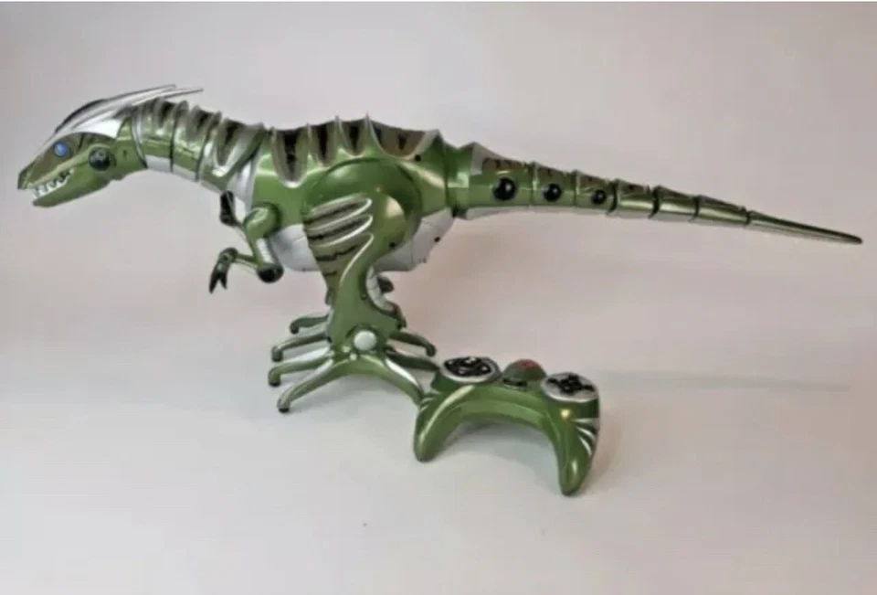 WowWee LARGE 32" Large GREEN INTERACTIVE ROBORAPTOR Dinosaur with REMOTE-TESTED - Image 1 of 1