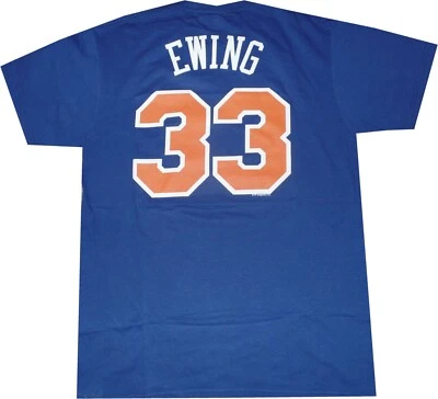 Camiseta New York Knicks Patrick Ewing Throwback Majestuosa Azul Nuevas Etiquetas Para Hombre Foto 1 de 4