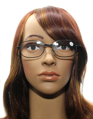 C & T HANDELS GMBH Lesebrille, 1,0 Dioptrien, schwarzes Metallgestell